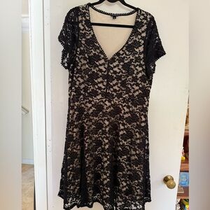 Torrid lace midi swing dress